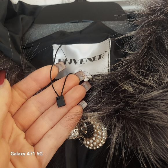 GORGEOUS! Ladies Black Faux Fur size Med - Picture 5 of 9